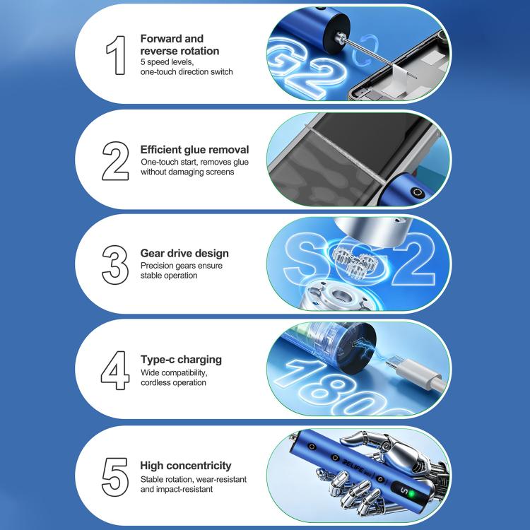 RELIFE SG2 Five-speed Intelligent OCA Glue Remover Tool