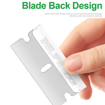 RELIFE TK3 100pcs/Set Phone Repair Blades for Screen / Adhesive Removal