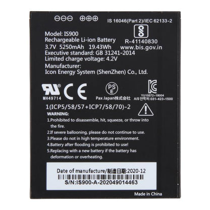 For PAX A920C POS IS900 3.7V 5250mAh Battery