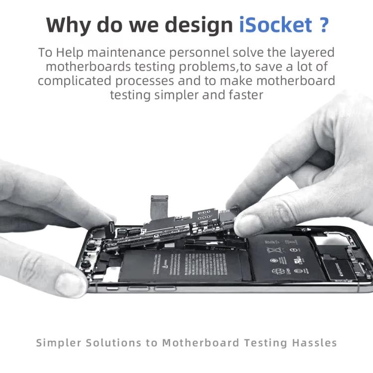 QianLi iSocket 16E Motherboard Layered Test Fixture for iPhone 16e