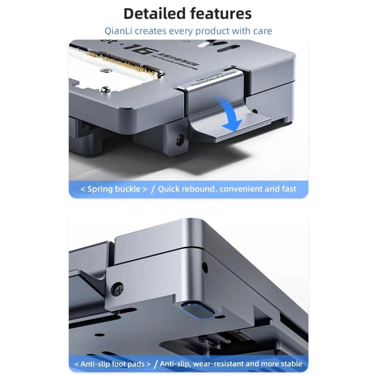 QianLi iSocket 16E Motherboard Layered Test Fixture for iPhone 16e
