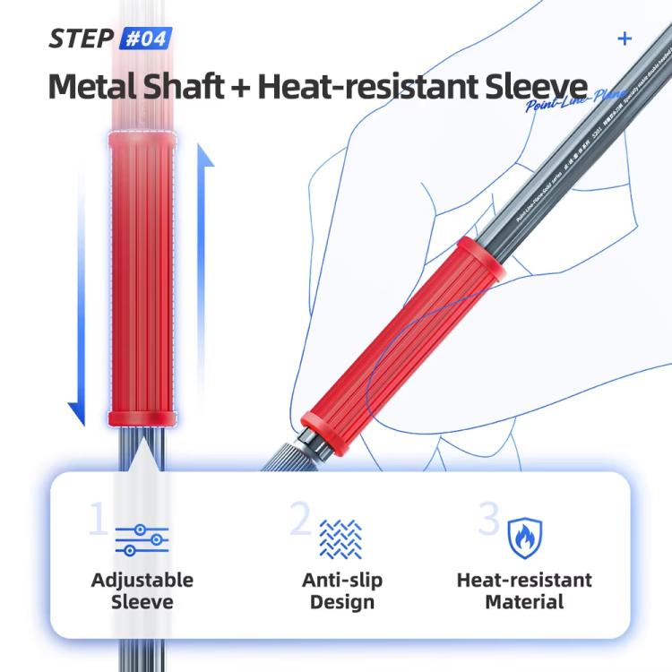 Qianli Dot Line Flatness Non-Slip Wear-Resistant Double-Ended Extra Stable Knife Handle