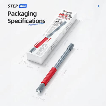 Qianli Dot Line Flatness Non-Slip Wear-Resistant Double-Ended Extra Stable Knife Handle