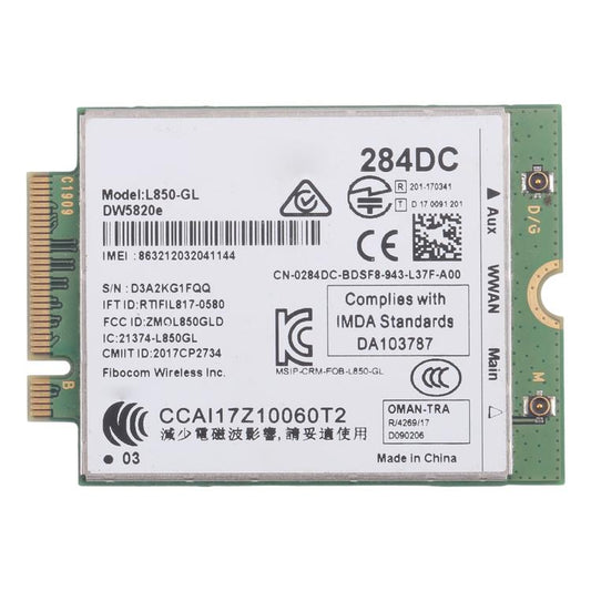 L850-GL DW5820E 284DC 4G Wireless Module For DELL 5410 5420 5430 3510 5530, L850-GL DW5820E