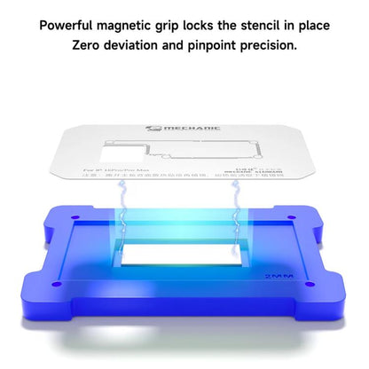Mechanic iTin-12 BGA Reballing Stencil Magnetic Tin Plating Platform, Mechanic iTin-12
