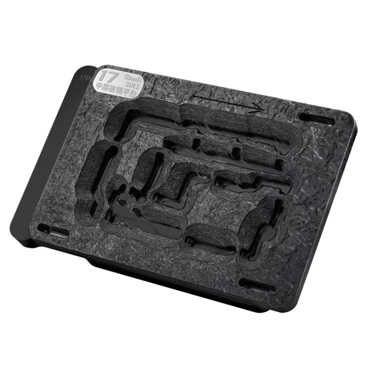 Qianli 3 in 1 Magnetic Middle Frame Reballing Platform for iPhone 17 / 17 Pro / 17Pro Max, Qianli 3 in 1