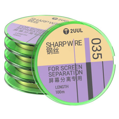 2UUL 5 in 1 GS Series 100m Special Steel Diamond Wire, 020, 028, 035, 045