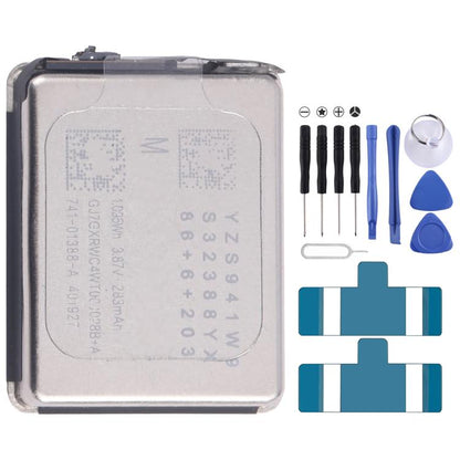 Battery with Original Flex Cable, For Apple Watch Series 9 41mm A2954 282mAh, For Apple Watch Ultra 1 49mm A2749 542mAh, For Apple Watch Series 8 41mm A2810 282mAh, For Apple Watch Series 7 41mm A2663 284mAh, For Apple Watch Series 6 40mm  A2345 265.9mAh