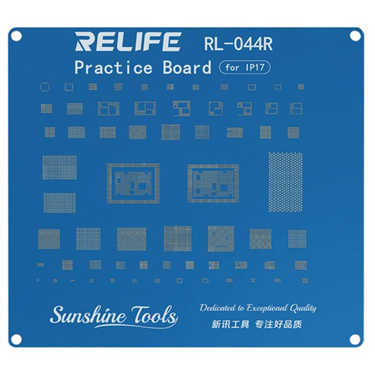 RELIFE RL-044R BGA Chip Connector Socket Welding Test Pract CE Board Compatible with iPhone 17 Series, RELIFE RL-044R