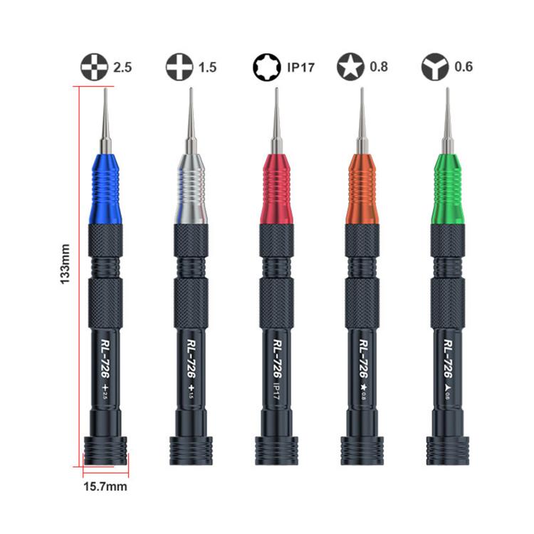 RELIFE RL-726A 5 in 1 Strong Magnetic 3D Torque Precision Screwdriver Set, RELIFE RL-726A