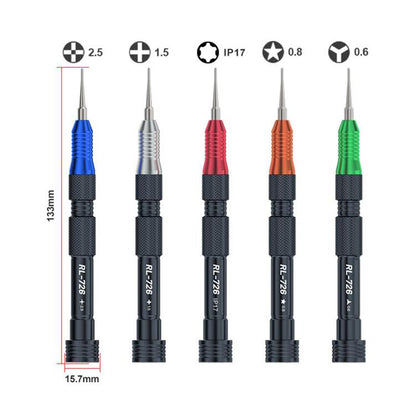 RELIFE RL-726A 5 in 1 Strong Magnetic 3D Torque Precision Screwdriver Set, RELIFE RL-726A