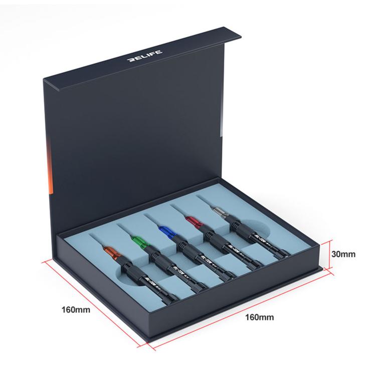 RELIFE RL-726A 5 in 1 Strong Magnetic 3D Torque Precision Screwdriver Set, RELIFE RL-726A