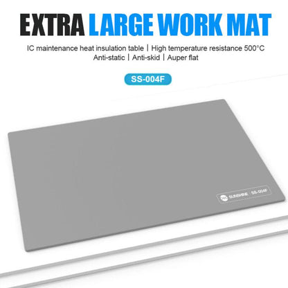 SUNSHINE SS-004F High Temperature Resistant Thermal Insulation Silicone Pad, SUNSHINE SS-004F(Gray), SUNSHINE SS-004F(Blue)