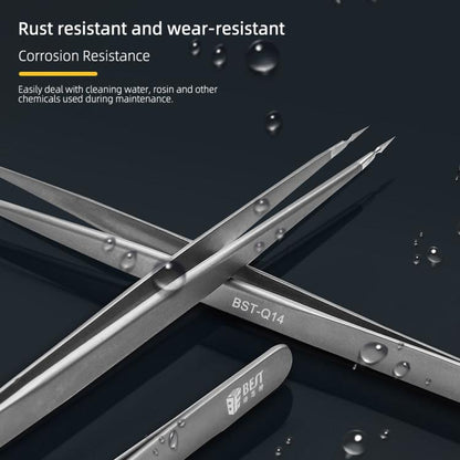 BEST Non-magnetic High Hardness Stainless Steel Tweezers, BST-Q11, BST-Q12, BST-Q13, BST-Q14