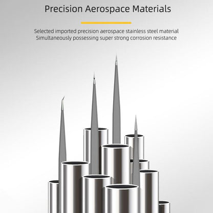 BEST Non-magnetic High Hardness Stainless Steel Tweezers, BST-Q11, BST-Q12, BST-Q13, BST-Q14