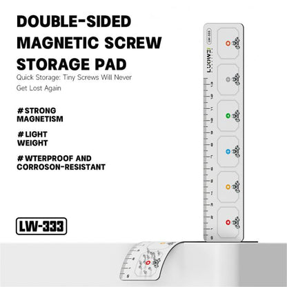 LUOWEI LW-333 Double-Sided Magnetic Screw Storage Pad