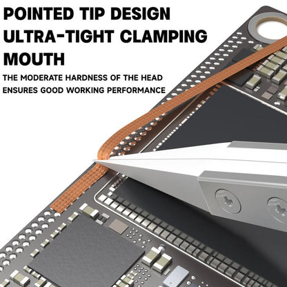 LUOWEI High-Temperature Resistant Insulating Non-Magnetic Tweezers, IS-50, IS-60