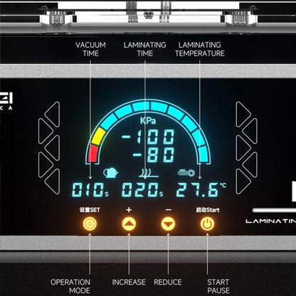 LUOWEI LW-MO1 11.5inch Intelligent Digital Display Laminating Machine, EU Plug, US Plug