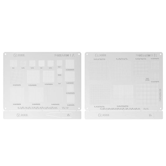 2UUL BG02 AB 0.3-0.85 Spacing Universal BGA Reballing Stencil