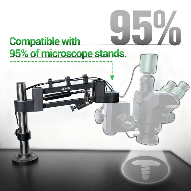 2UUL MS71 Adjustable Damping Microscope Boom Arm Stand
