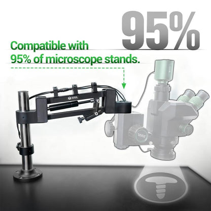 2UUL MS71 Adjustable Damping Microscope Boom Arm Stand