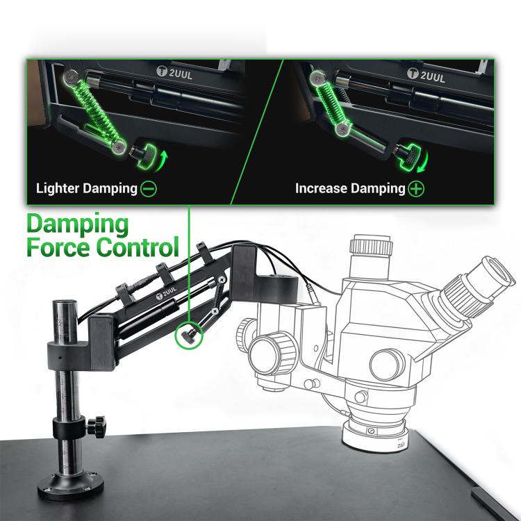 2UUL MS71 Adjustable Damping Microscope Boom Arm Stand