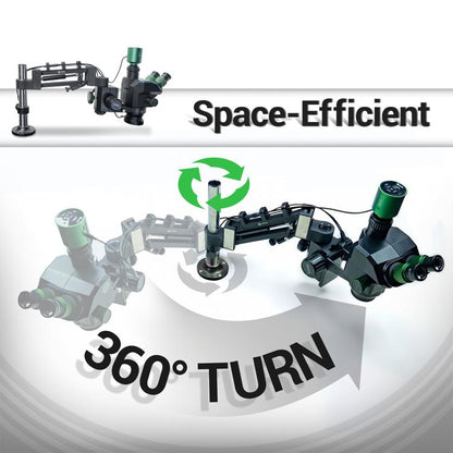 2UUL MS71 Adjustable Damping Microscope Boom Arm Stand