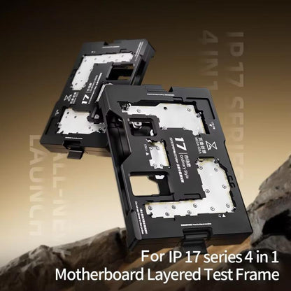 4 in 1 Mega-Idea Motherboard Layered Test Fixture for iPhone 17 Series