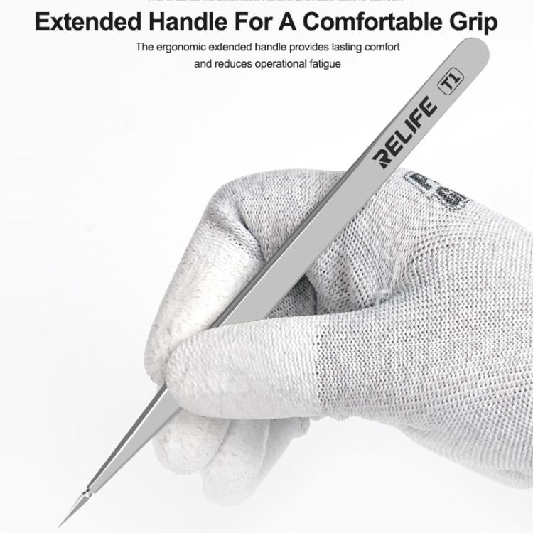 RELIFE T1 Anti-magnetic Anti-Static High-precision Flying Wire Tweezers