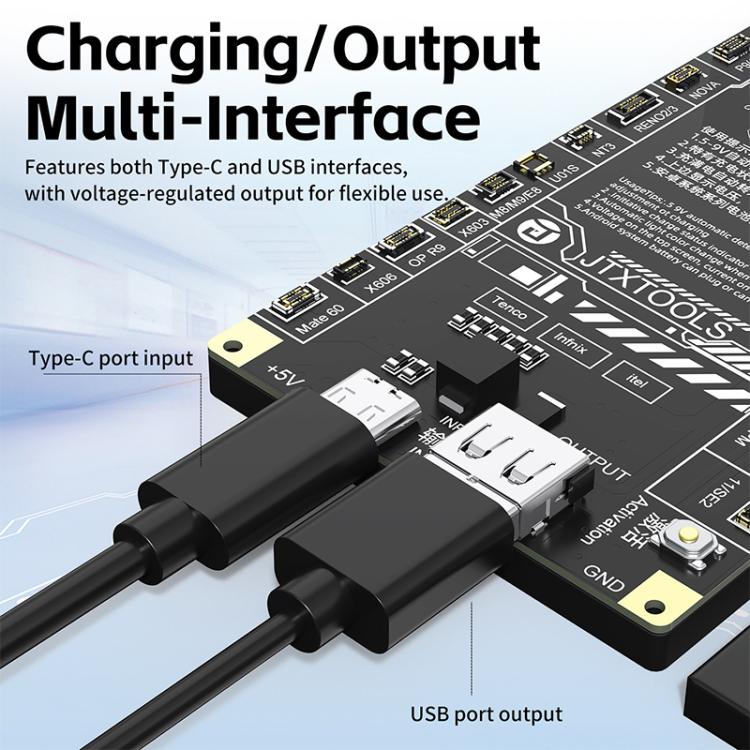 JTX B9 5-9V Battery Charging Activation Board for iPhone 6S-17 Pro Max (without 16e) & Android, JTX B9