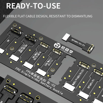 JTX BL-03 Power Cable Battery Soft FPC Connector Supports iPhone 6 to 16 Series, JTX BL-03