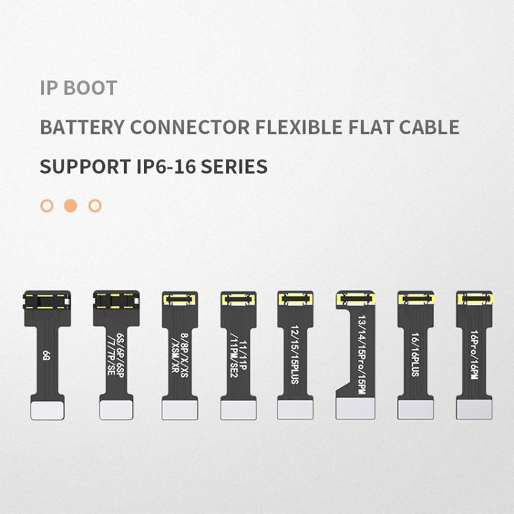 JTX BL-03 Power Cable Battery Soft FPC Connector Supports iPhone 6 to 16 Series, JTX BL-03