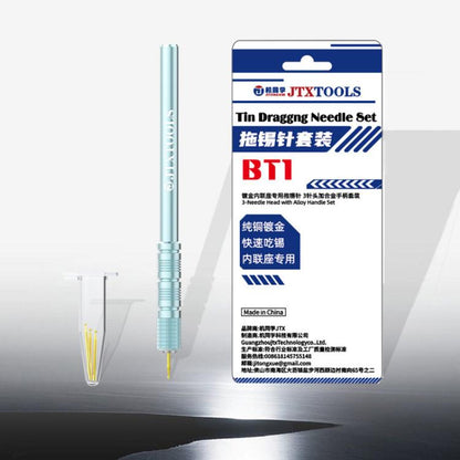 JTX BT1 Tin Dragging Needle Connector Reballing Solder Bar Set, JTX BT1