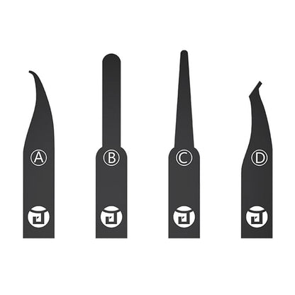 JTX DP-4 4 in 1 Hand Grinding Multifunctional Motherboard CPU IC Glue Removal Blades, JTX DP-4