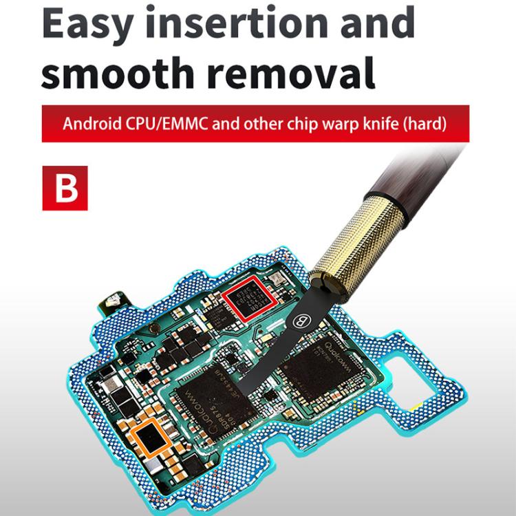 JTX DP-4 4 in 1 Hand Grinding Multifunctional Motherboard CPU IC Glue Removal Blades, JTX DP-4