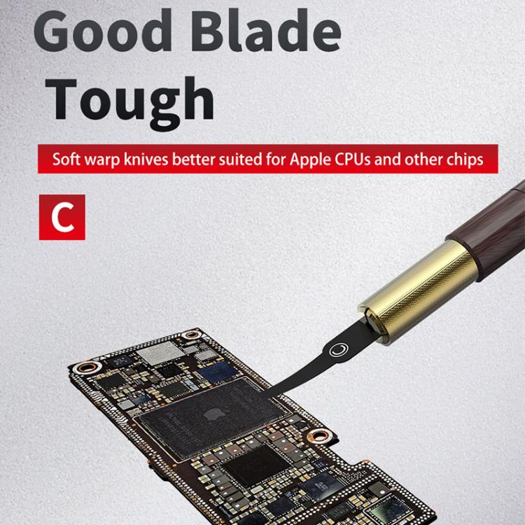 JTX DP-4 4 in 1 Hand Grinding Multifunctional Motherboard CPU IC Glue Removal Blades, JTX DP-4