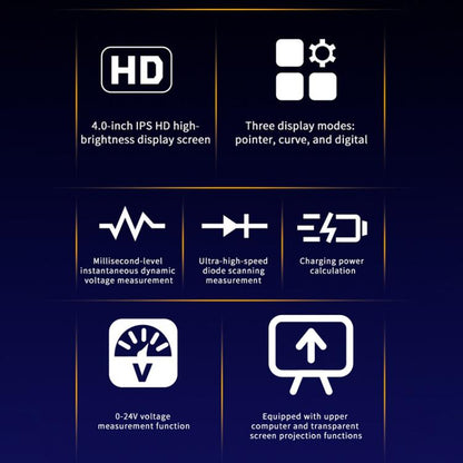 JTX A9 High-Precision Digital Display Curve Waveform Multifunction Measuring Meter, JTX A9