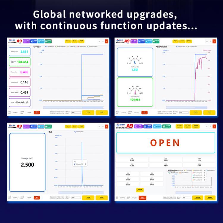 JTX A9 High-Precision Digital Display Curve Waveform Multifunction Measuring Meter, JTX A9