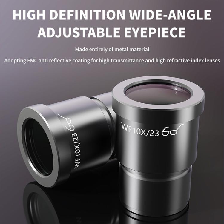 JTX SM-3 7-60X Adjustable Zoom Trinocular Stereo Microscope, JTX SM-3