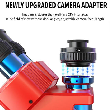 JTX SM-3 7-60X Adjustable Zoom Trinocular Stereo Microscope, JTX SM-3