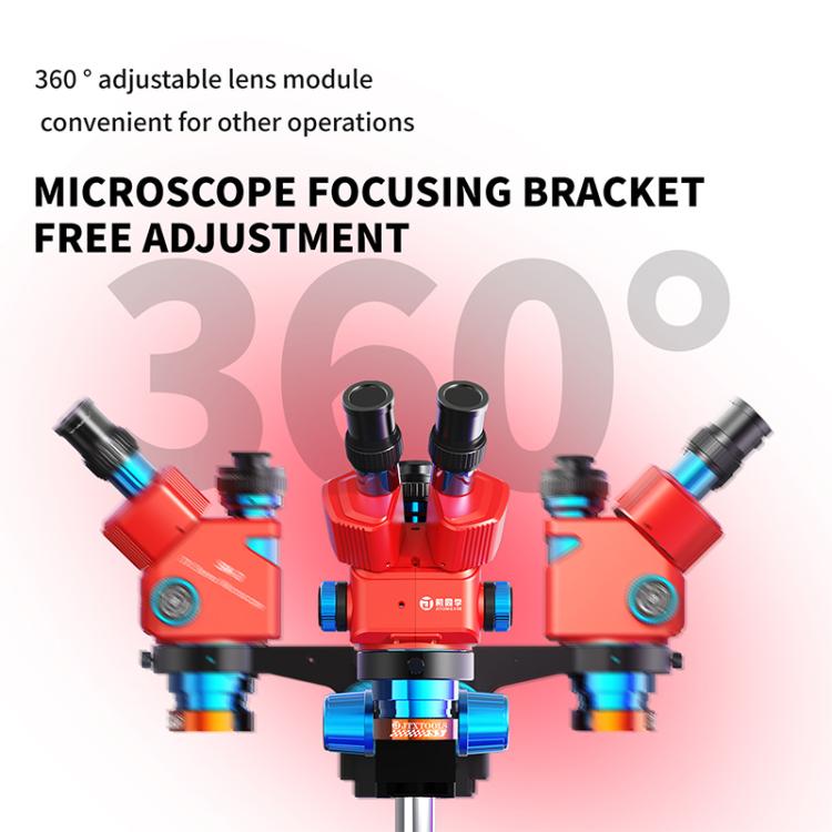 JTX SM-3 7-60X Adjustable Zoom Trinocular Stereo Microscope, JTX SM-3
