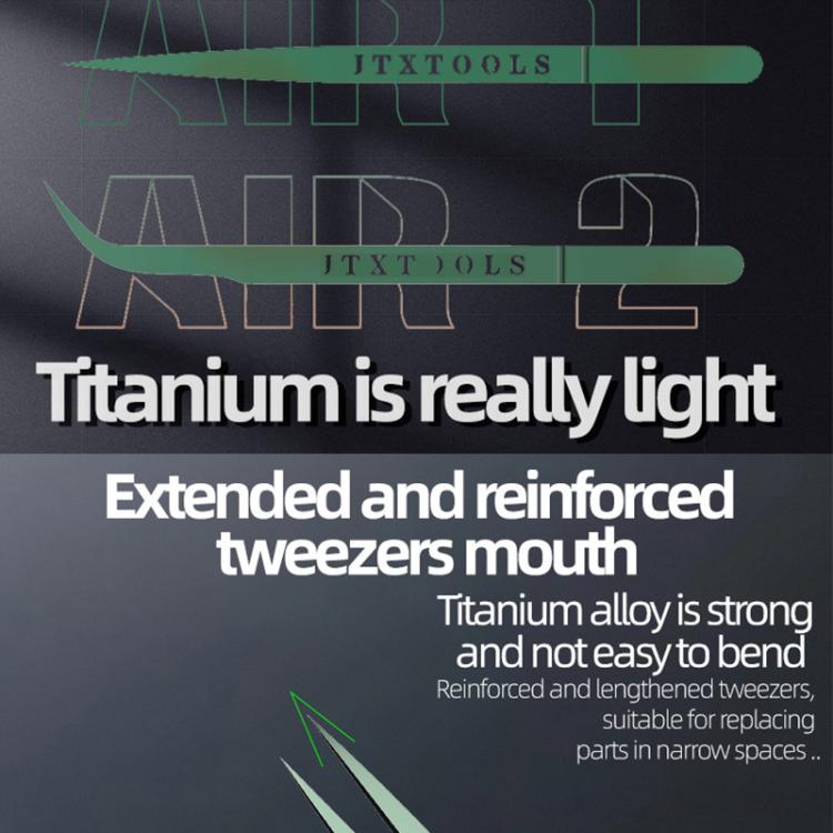 JTX  Fine Polishing Titanium Alloy High Precision Tweezers, Air-1, Air-2