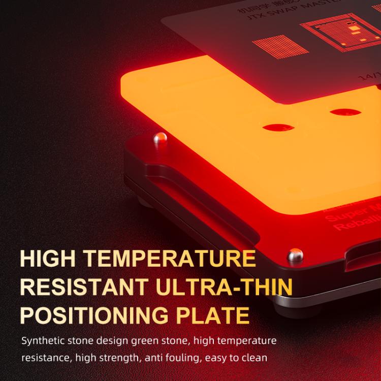 JTX SM Series Swap Board Chips BGA Reballing Stencil Platform Set for iPhone 8-16 Pro Max, JTX SM Series