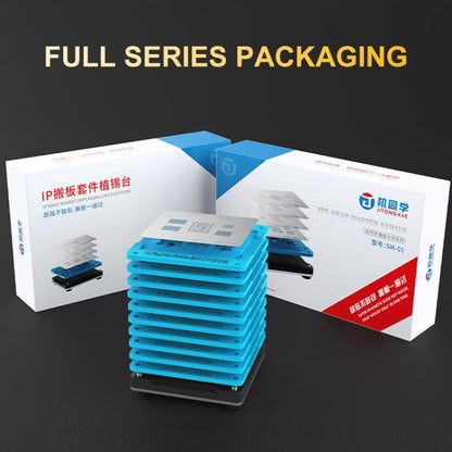 JTX SM Series Swap Board Chips BGA Reballing Stencil Platform Set for iPhone 8-16 Pro Max, JTX SM Series