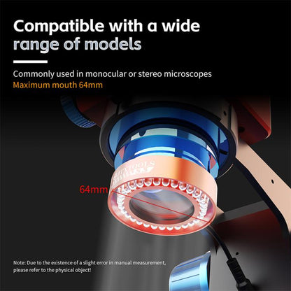 JTX S3 Aluminum Alloy 31Pcs High Brightness LED Microscope Dustproof Light Source, JTX S3