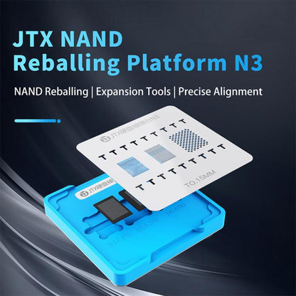 JTX N3 BGA Planting Tin Reballing Stencil Platform Set, JTX N3