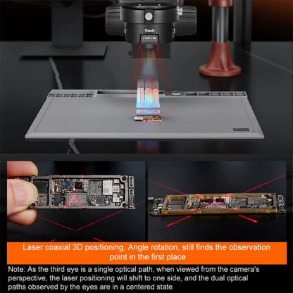 QianLi 6558 6.5X-58X Gorilla Trinocular Microscope with Light Source + CX60S Camera, with Light Source + CX60S Camera,US Plug, with Light Source + CX60S Camera,EU Plug