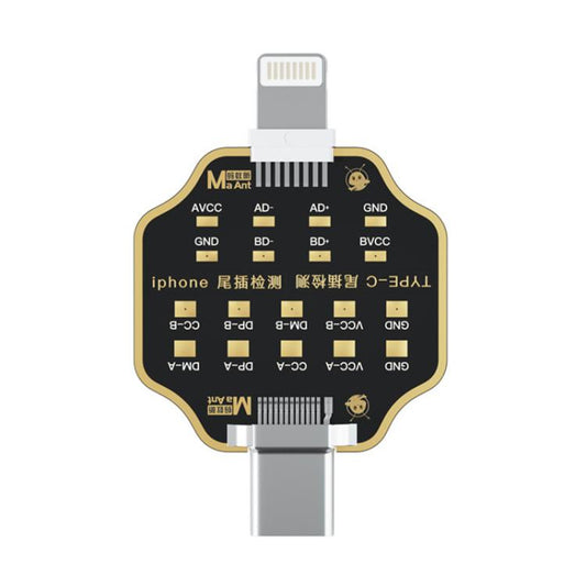 MaAnt Non-Remove Phone Tail Plug Charging Fault Test Board for iPhone / Android, MaAnt Tail Plug Test Board