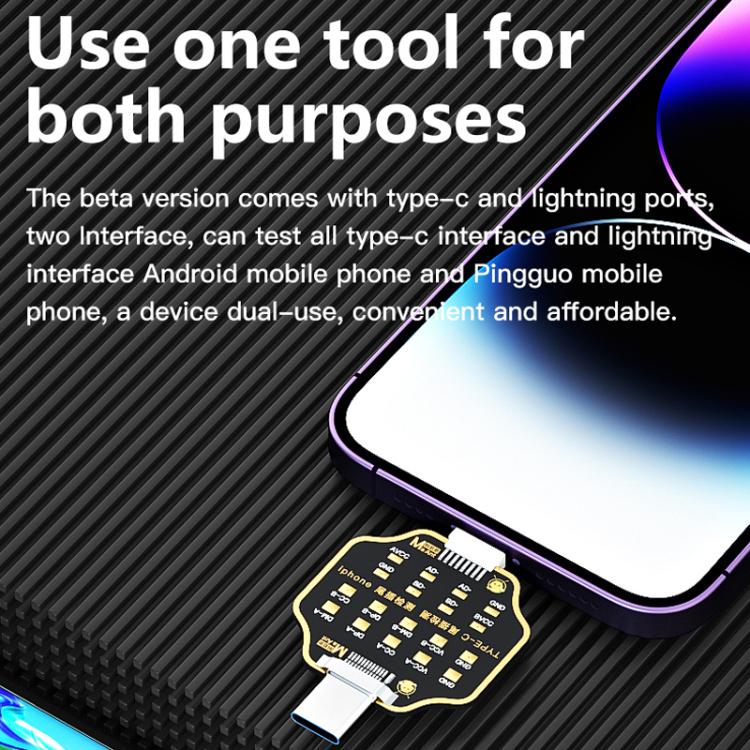 MaAnt Non-Remove Phone Tail Plug Charging Fault Test Board for iPhone / Android, MaAnt Tail Plug Test Board