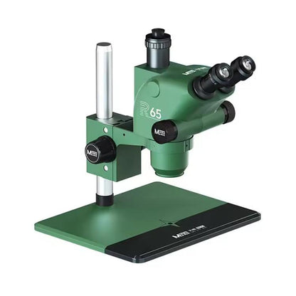 MaAnt R65 Sky Eye 6.5-65X Synchronous Zoom Trinocular Stereo Microscope with Aluminum Alloy Base, MaAnt R65(Blue), MaAnt R65(Green)  MaAnt R65 天眼 6.5-65倍同步变焦三目立体显微镜，配备铝合金底座（绿色）